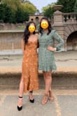 I wore this for a small wedding in the park due to Covid and it was perfect! The sleeves were loose so I took them in a little. Loved the dress and got so many compliments. - An N.