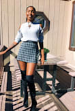 These boots are gorgeous! The material is really soft and comfortable! I always size up because I want more room for comfort and they fit perfectly!
I have been wearing these boots non stop since they have arrived.
There is something about them that makes me just feel so empowered and sexy!
Definitely recommend! - Tyema W.