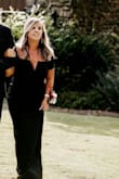 I wore this to a wedding and received so many compliments. It was very comfortable. Thick material that was very forgiving and flattering with a little bit of stretch.  It was a bit long on me but other than that it fits true to size. - Casey H.