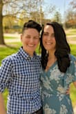 The material steams the wrinkles out nicely. It is flowy and just absolutely beautiful. I wore it to a wedding and received many compliments. Sadly, I didn't get many photos. - Martha W.
