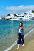 Love the loose fit! It's a soft and thin texture. It was great for my Mykonos trip! Perfect for the summer and fall. I would size down if you're looking for a tighter fit. - Norma R.
