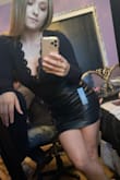 This shirt is hot and sexy! It's very flattering and form fitting. You can never go wrong with a leather skirt! Highly recommend!! I like a tighter fit so I sized down and it fit perfectly. - Norma R.