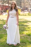 I bought this dress for my upcoming beachfront wedding! It is perfect for a beach wedding! The fit is great, looks amazing on! Needs minor alterations to the length! I'm so excited to wear it this October 3, 2020! - Celina H.
