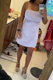So pretty and simple. Fits great and I would say true to size. I'm a 34DDD and everything fit as should. - Mariana M.