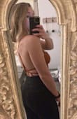 Love the quality and fit of this top! It is nice material and gives good support even though I'm busty. Very cute! The only thing is maybe size up if you're worried about the straps to cutting into your back a little. - Haley M.