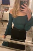 Love this top but it's SO long. Its fine tucked in with high waisted jeans but wish it was a bodysuit. Otherwise love it. - Haley M.