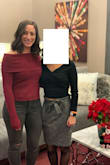 I wore this sweater to an engagement party and it was great! The sleeves are super long, which I liked at times, but sometimes it could be annoying if you don't want to get anything on the sleeves. The length is a bit short too. I wore high waisted jeans and if you were to tuck the shirt in, it is too short to stay tucked. - Amanda W.