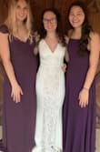 I ordered this dress on a Monday and received it on that Saturday! It fit perfectly other than having the length shortened but that's just because I'm short! - Kayla M.