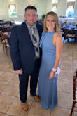 Absolutely LOVED this dress!  Many, many compliments. The bust area was slightly big for my flat chest but wasn't bad. I honestly could have fit in a small but I didn't want it too skin tight for the wedding. Nice heavy material. Would purchase again in a heart beat. - Carrie F.