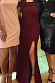 The dress is beautiful, I received many compliments and I loved the fit! - Claudia O.