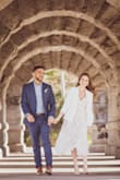 I fell in love with this dress as soon I tried on. I wore it for my courthouse wedding, I had to add a blazer bc it was freezing in Chicago. Got many compliments!! - Barbara V.