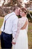 I got so many compliments on this dress and when I told people what I paid for it, they couldn't believe it! It was so comfortable and it was the perfect dress for our little fall wedding. - Jenna B.