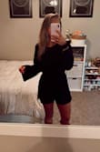 This is so cute. You can dress it up or down and the material rocks. Super soft, great quality, thick material. Wear it with a belt, or a jean jacket, or tights and booties. I'm in love and it hugs all the right areas that look flattering! - Becca S.