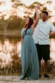 I bought the dress for engagement pictures based off of ones from previous reviews and loved the outcome. Perfect for formal pictures. - Marie W.