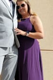 I wore this to a wedding. It was absolutely perfect. It was very long. But i am very short so I always have to hem dresses - Robin W.