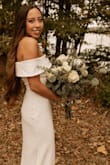 Wore this dress for my wedding. It was perfect for the occasion since we decided to have a small wedding. The dress fit nicely and pared well with the white Lulus heels! - Tiana G.