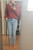 I ordered the light wash pair and they are 99% cotton 1% elastane,  my first order i ordered the ripped pair . And they are 100% cotton. They were very stiff, gapped on the but, and were baggy in the thighs , the light wash pair still has that thick levis feel but they are easy to move in,  i love them and keeping them,  i ordered 26 in both. The light ones fit way better - Anastasia O.