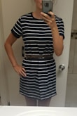 I ordered a small. Afraid xs would have been too short. With a belt it fits perfect - Anastasia O.