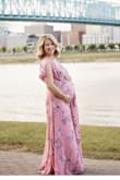Love this dress! I wore it during our maternity photo shoot and it was extremely comfortable and photographed well! I would definitely recommend purchasing this! - Emily M.