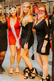 I ordered a 9 even though I normally wear an 8.5. I did this based on previous reviews and it was PERFECT! Loved these shoes and felt like they completed my outfit! (Dress also from Lulus and I LOVED it all put together!) I walked around New Orleans and danced the night away. My feet were hurting a little the next day because I had a few blisters but that happens to me in any heels. They were stable and comfortable for the night! - Christina S.