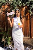 Absolutely loved this dress!!! Wore for my rose garden themed bridal shower, it looked so beautiful in person and in pictures! I received so many compliments. It's very classy and sexy, great material and comfortable. I wore with Lulu's Taylor Off White Ankle Strap Heels, it complemented so well. Can't wait to wear it again! - Lisette S.