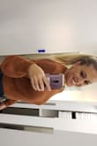 I love this sweater. It fits beautifully and I don't have to keep pulling it down. Super cozy and with a tank underneath can be worn to work or out, and the color or exactly as shown !! - Liesl H.
