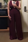I got this for a wedding and loved it; later, I borrowed it to my sister for another occasion and she's taller and more fit (thinner) than me and still pulled it off. Needed to wear high heels. - Fakhteh S.