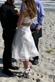 These were my wedding shoes and actually help up pretty well on the beach! - Chloe C.