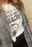 This jacket is so cute, my only complaint would be that the quality of the fabric isn't the best- the bottom puckers ever so slightly (not a heavy weight material)- fine for the price point though. Overall love it and pairs perfect with a tied band tee and doc martins - Zoe B.