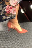The color is perfect for the fall/winter. Received a lot of compliments at work. Very comfortable too. - Iris C.