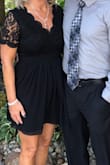 I searched everywhere for a dress appropriate for a fall wedding! Lulus came highly recommended from a friend!! This is perfect and so incredibly comfortable! The fit was perfect! - Jodie F.