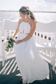 This dress was perfect for our small "minimony" I usually wear a size medium but got away with this in a small! Received so many compliments and was super comfortable! - Kelly S.