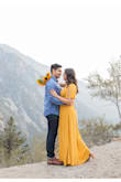 This dress was perfect for engagement photos!!! It was so comfy and flowy. I would definitely recommend using fashion tape if you are on the busty side, though. - Kristina R.