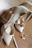 These are beautiful, they look exactly like the photo. The strings won't go around my leg as many times as the model because hey, I'm not a model.
I wouldn't say these are very comfortable, but they fit and look how I was hoping and that's all I care about. - Darcy C.