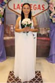 It was a beautiful dress! I had to alter the bottom because it was a bit long and I was wearing small heels. I loved how it fit on the waist and the detail of it, overall extremely happy and was perfect for my wedding day! - Brenda C.