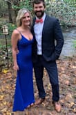 The fit and material were perfect!! It fit me in all the right places and  I got so many compliments on my dress all night including the bride herself!! It was a little long for me so I had it hemmed just a bit but nothing a good pair of heels can't fix - Kirah M.