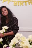 Its chic! Looks great with a pair of black pants and heels. The neckline is sexy and the large size fit me perfectly. Paired with lulu boots - Anubha D.