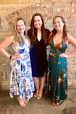 This dress was great, but I did have to get it hemmed! It was very long. I also got a small stitch in the front because the V was very deep. - Paige B.