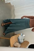 This skirt is perfect! I get so many compliments on it every time I wear it. It's so flowy. It does wrinkle easily, but also steams out just as easily. - Jordan R.
