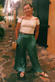 I recently went to St Thomas to celebrate my birthday & knew these pants would be a perfect pack. Super soft & perfect for the hot weather. I had to hem like we most of Lulus pants but worth it. I'm pretty sure the rest of this outfit is also all from Lulus! - Victoria T.