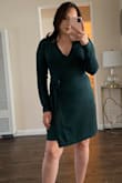 The dress is perfect by all means, sexy yet elegant. I am beyond obsessed with the dress I bought the dress for my one year wedding anniversary. The dress fits perfectly, it's a perfect green color. I would really recommend the dress if you are looking for something sexy but elegant. I give the dress a 10/10 - Fernanda C.