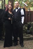 I ordered this dress a week before my wedding, as it was a last-minute casual thing, and I was worried about not being able to try it on before purchasing. All the reviews helped me pick a size and take a chance. I'm so glad I did! It fit perfectly and I didn't need to have it altered, even the hem! I just put on a pair of modest heels and got married. Super easy and stress-free! - Winther H.