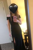 This dress was awesome for a Halloween wedding! The fit was perfect, as well as the length with 3" wedges. The sleeves were a bit of an inconvenience on the dance floor, but overall a beautiful dress! - Lauren M.