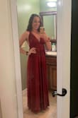 I am pretty tall so the length was a slight issue, however the material is flattering and I feel like I can wear this multiple times in multiple different ways. So worth the money! The way I wrapped it I felt very secure and not like I was going to be exposed. - Megan T.