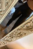 Awkward fit, much too long for my height (bunches at bottom), and a little unflattering. Overpriced for low quality. I have tried on much better leather leggings - Haley M.