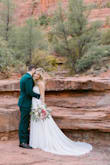 I ordered a 4 and a 2 and the 2 was perfect! I loved this dress for our elopement. I LOVED the train. Stunning - Colleen M.