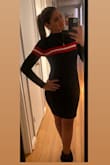 This dress is so cute and comfy! It fits perfectly and the material is good! I really love it! - Liz V.