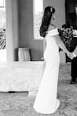 This dress was perfect for our simple and small wedding! It hugs the body in all the right spots. I would absolutely recommend trying it on! - Roxanne W.