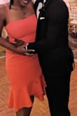 I loved this dress and got so many compliments!  I wore it to a wedding,  and the color was vibrant and fun! The fabric was fitting and smoothed over my body perfectly. - Caira C.
