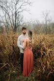This dress is very flattering & I love the open back and slits. I wore it for engagement photos and have gotten several compliments on it! - Kassadi S.